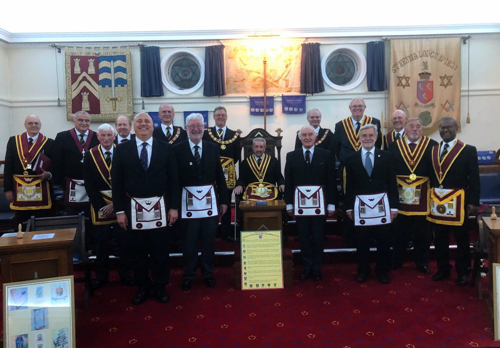 4 Brethren Inatructed into the Order at Keynsham Masonic Hall